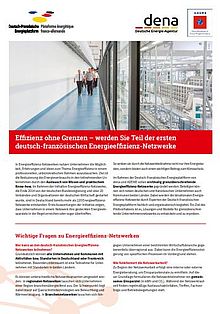 Cover Factsheet Effizienz ohne Grenzen deutsch