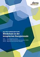 Cover dena-Multi-Stakeholder-Studie Blockchain in der integrierten Energiewende