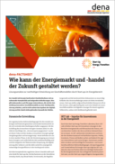 dena-Factsheet - Wie kann der Energiemarkt und -handel der Zukunft gestaltet werden?