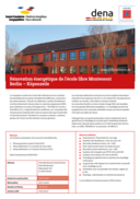 Cover Factsheet - Rénovation énergétique de l'école libre Montessori Berlin-Köpenzeile